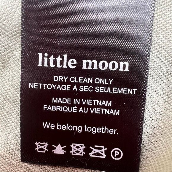 Aritzia Little Moon Celestia Leopard Print Long Sleeve Wrap Dress Size Medium - Picture 7 of 10